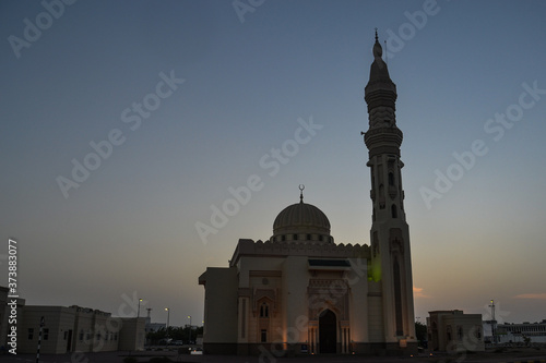 Sharjah UAE Mosque fisheye
