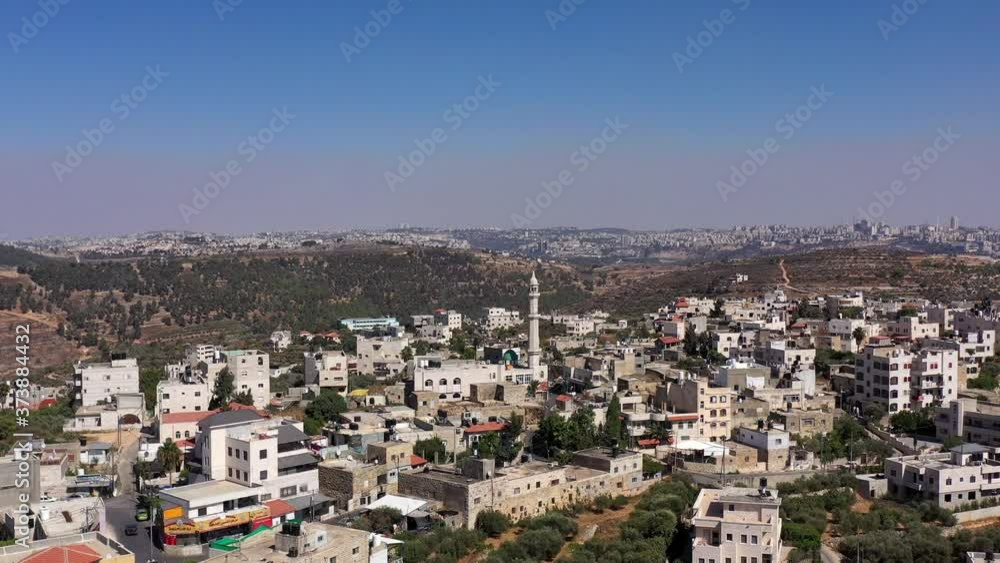 Palestinian Village Beit Surik with Jerusalem city in background
Aerial view, Mosque, Jerusalem,August,2020,Israel
Palestinian Village Beit Surik with Jerusalem city in background
Aerial view, Mosque, Jerusalem,August,2020,Israel