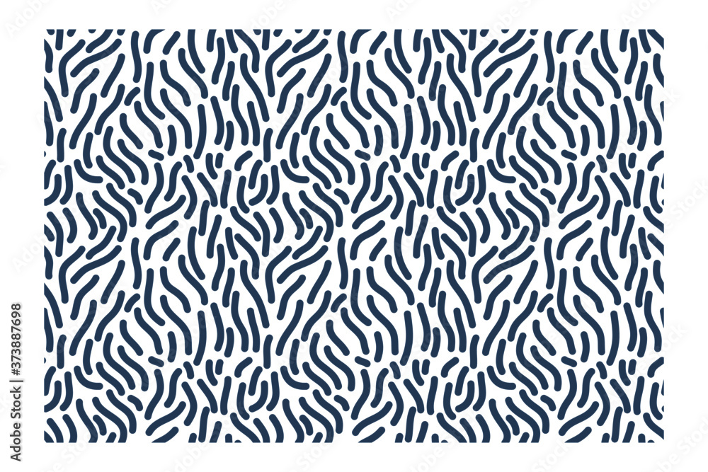 Seamless pattern of vertical blue waves. Seamless pattern of vertical blue waves.