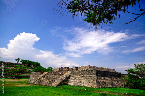 Yacimiento  de Xochicalco. Estado de Morelos.Mexico. photo