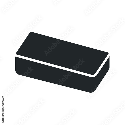 Black board duster icon