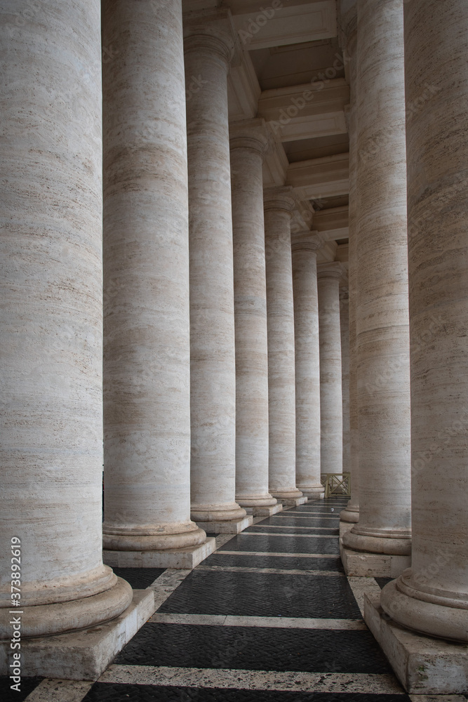 Columnas de los alrededores del Vaticano, Roma