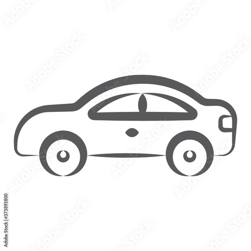  Editable vector design of luxury car icon 