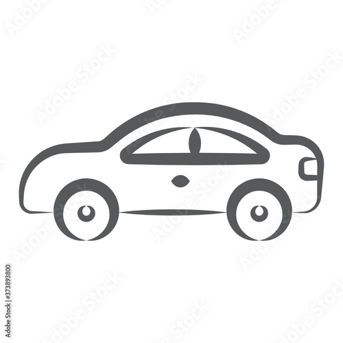 
Editable vector design of luxury car icon
