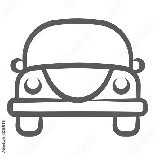 

Trendy vector design of micro car icon

