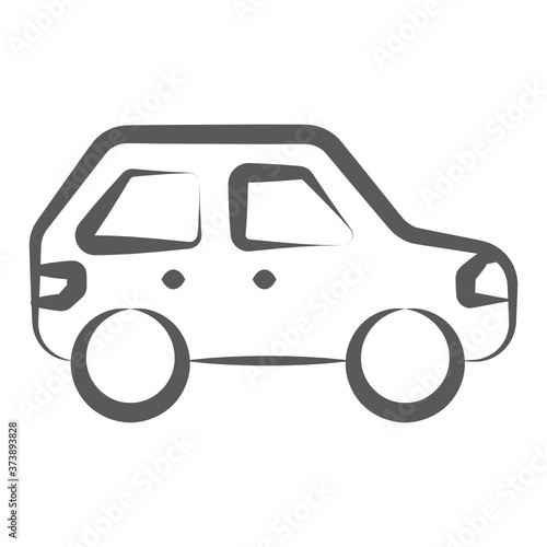 
Editable vector design of mini car icon
