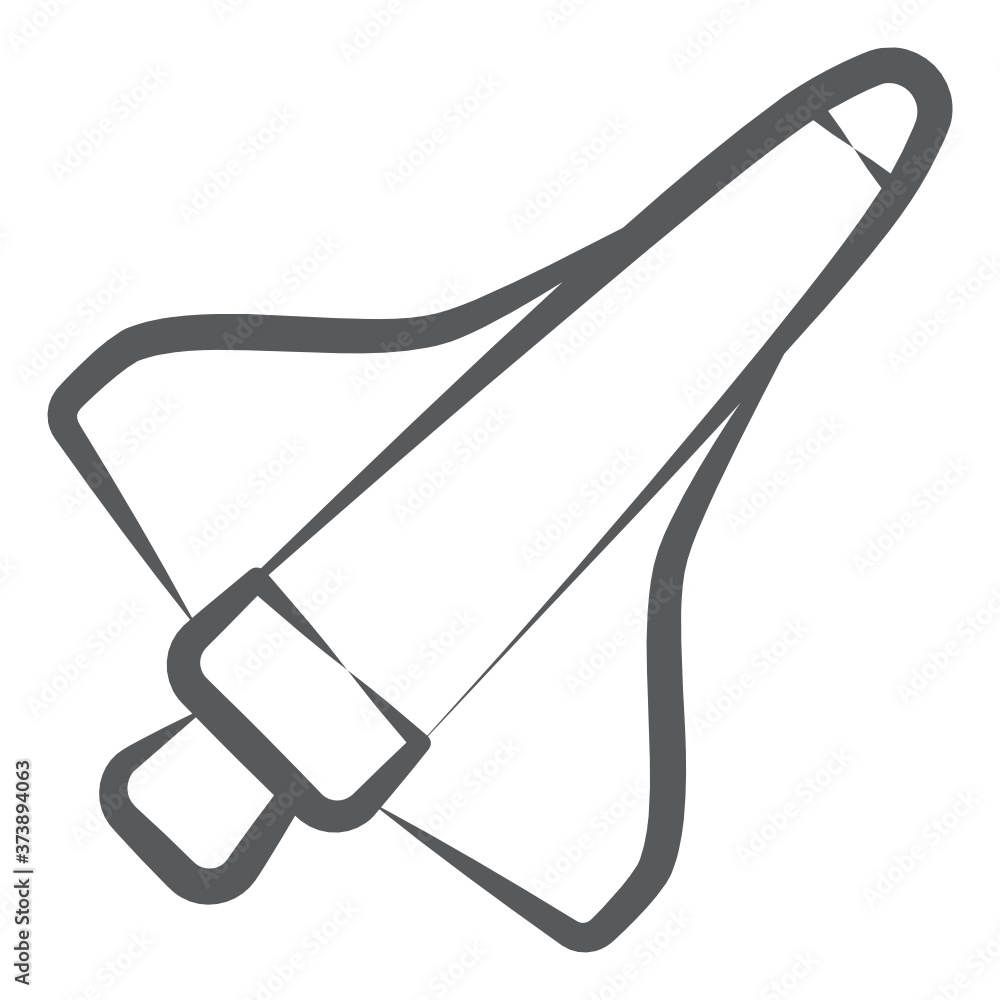 Space shuttle icon in linear design, editable vector
Space shuttle icon in linear design, editable vector
