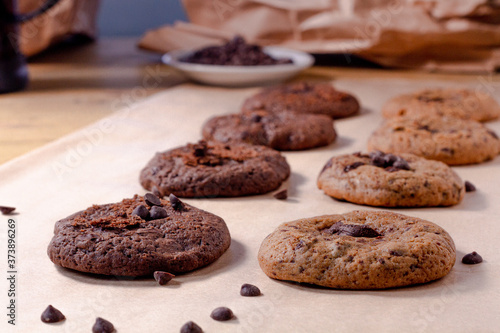 Chocalte chips chewy cookies | Chocolate Cookies | Galletas con chips de chocolate