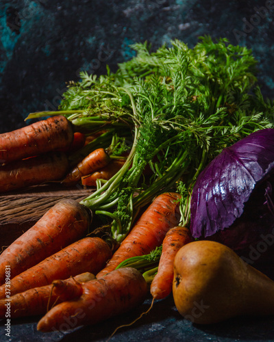 Organic Harvested Carrot - Zanahoria Orgánica