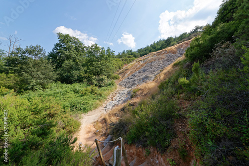 Italien - Toskana - Sasso Pisano - Geothermische Felder