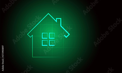 sfondo, casa, immobiliare, tecnologia, informatica