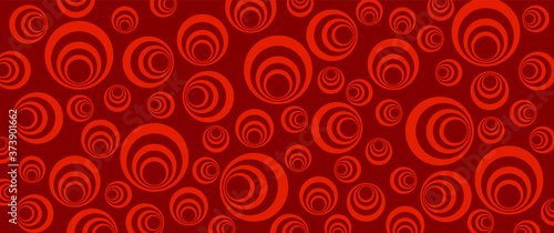 Memphis style design Retro shaped background pop art  60's 70's 80's Texture of fabric. Vector groovy seamless Line pattern sign. Vintage stylish, circles, Polka Dots. Seventies Sixties, hippie. 