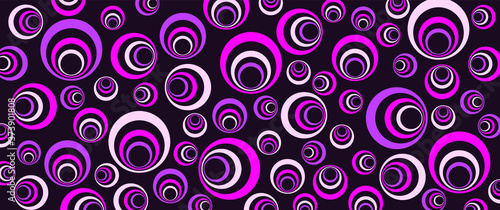 Memphis style design Retro shaped background pop art  60's 70's 80's Texture of fabric. Vector groovy seamless Line pattern sign. Vintage stylish, circles, Polka Dots. Seventies Sixties, hippie. 