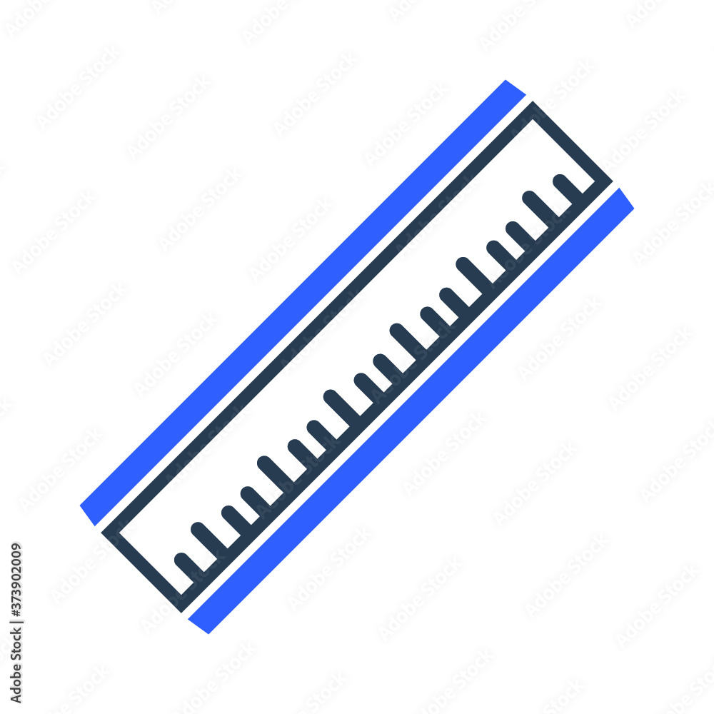 Ruler, education icon Ruler, education icon