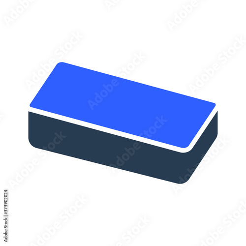 Black board duster icon