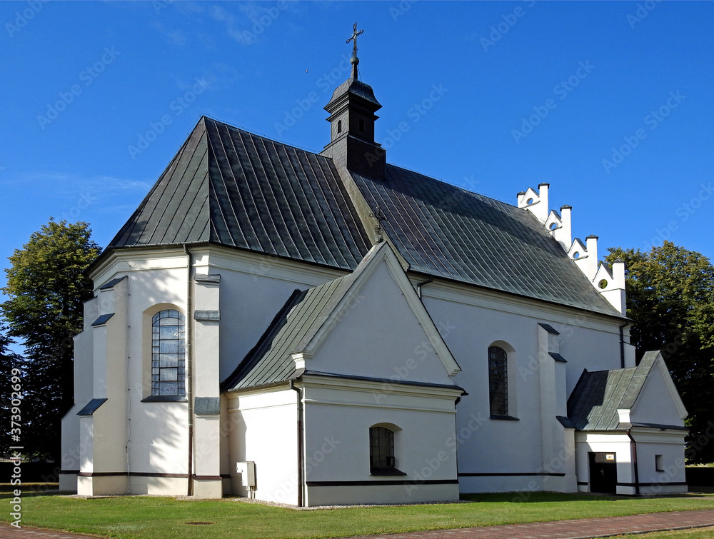 a Roman Catholic church dedicated to Saint Anne built in the 16th century in a rich town in Masovia, Poland