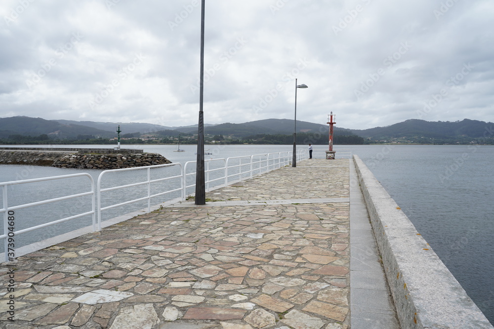 Obraz premium Ortigueira, coastal village of A Coruña. Galicia,Spain