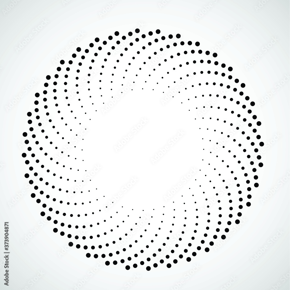 Halftone dots in circle form. round logo . vector dotted frame . design element Halftone dots in circle form. round logo . vector dotted frame . design element
