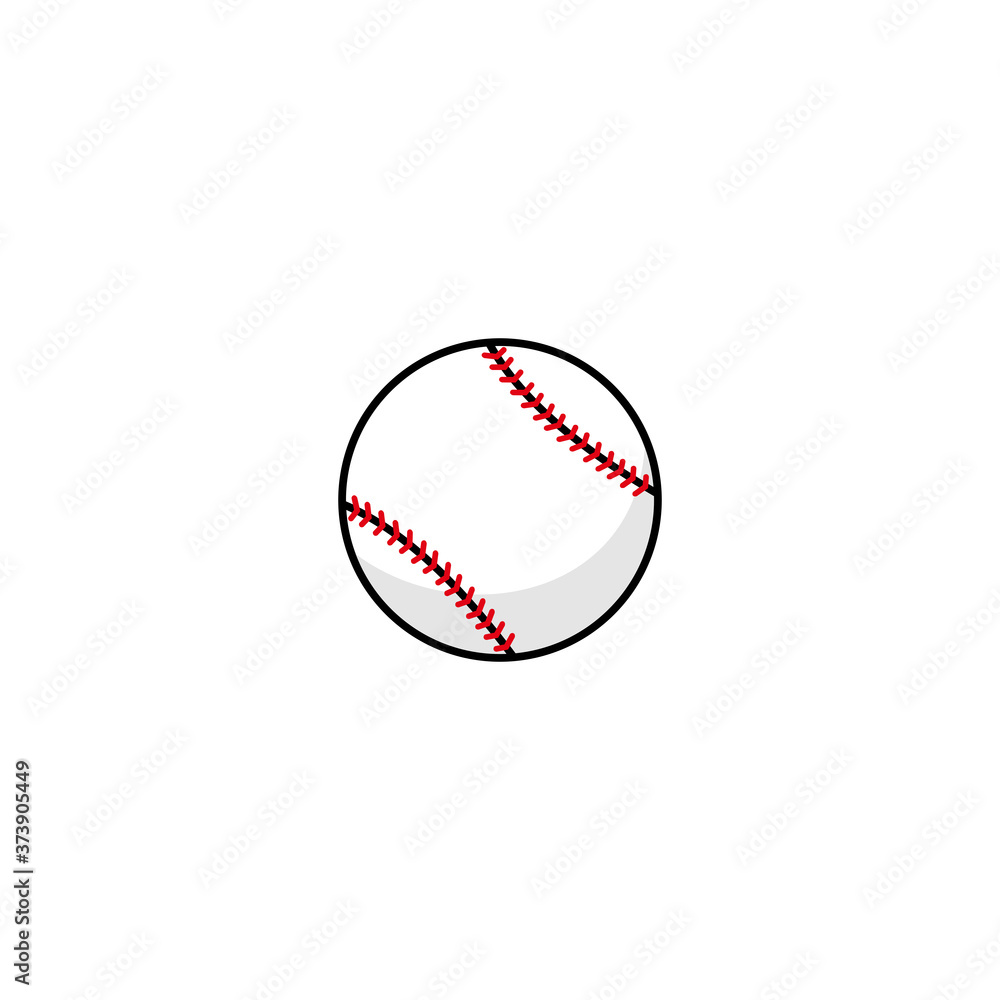 Baseball ball icon, Baseball ball symbol icon vector Baseball ball icon, Baseball ball symbol icon vector