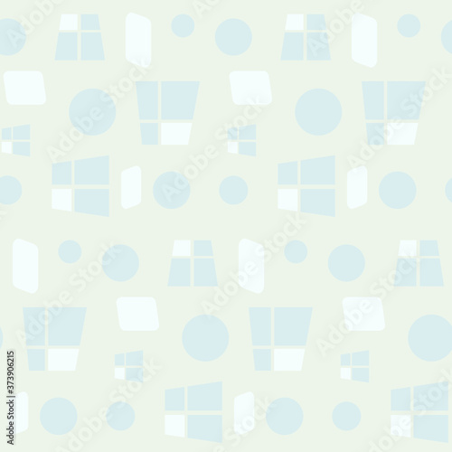 White and blue  seamless pattern © digitalmojito