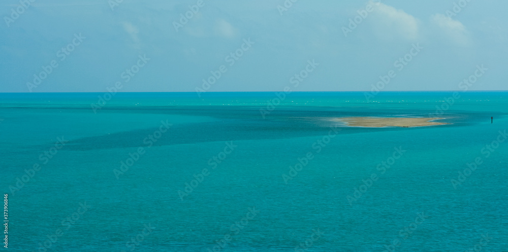 view of the sea from the beach