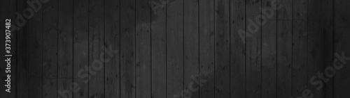 old black anthracite grey rustic dark wooden texture - wood background panorama long banner 