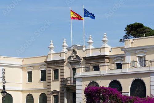 Photos View of the Spanish Consulate building in Tangier. Morocco.