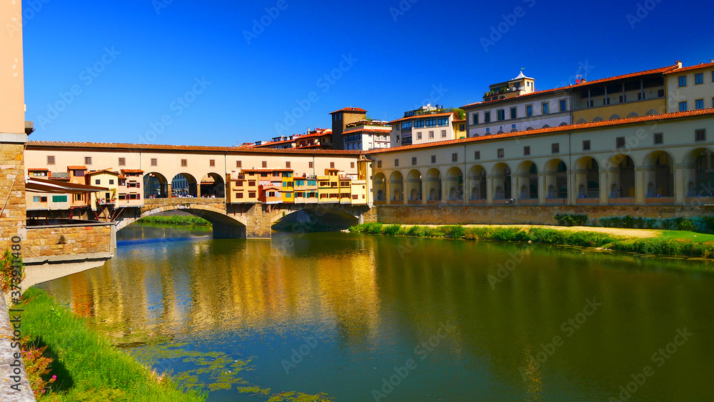 Florenz, Italien: Ponte Vecchio und die Uffizien