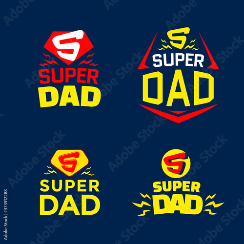 Super Dad emblems
