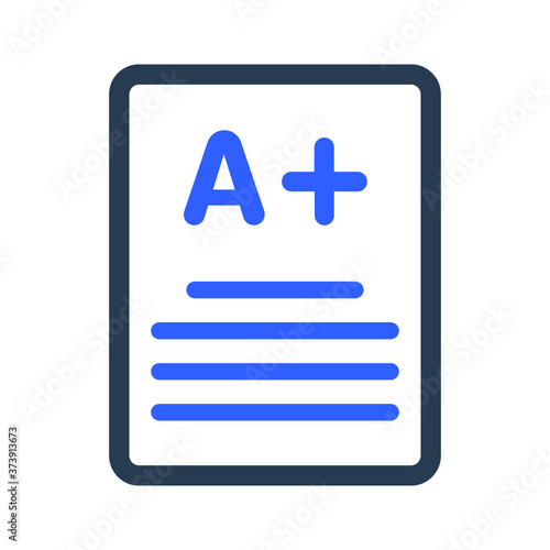 Exam grade icon