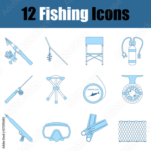 Fishing Icon Set