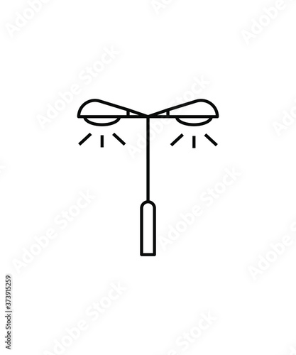 street light icon,vector best line icon.