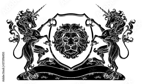 A crest coat of arms family...