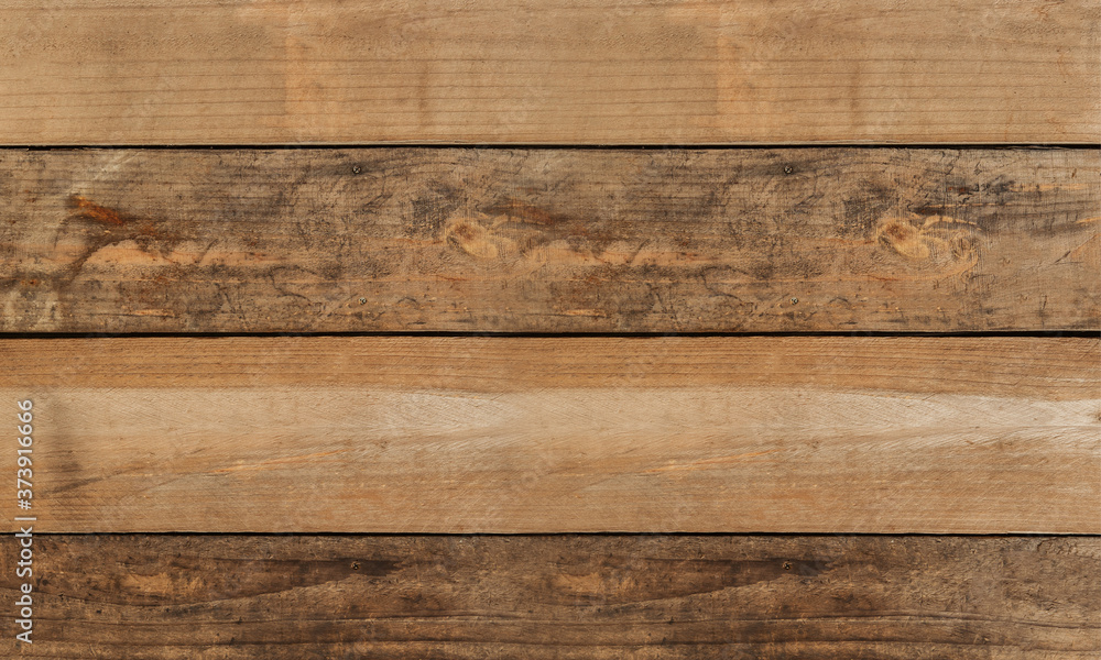 Horizontal brown natural wooden planks background texture Horizontal brown natural wooden planks background texture