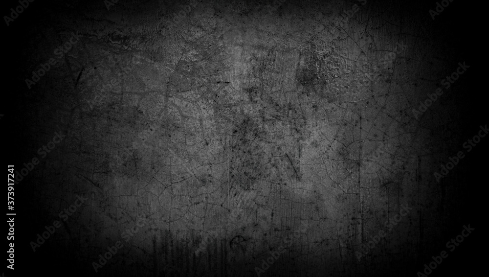 Old wall texture cement dark black gray  background abstract grey color design are light with white gradient background.