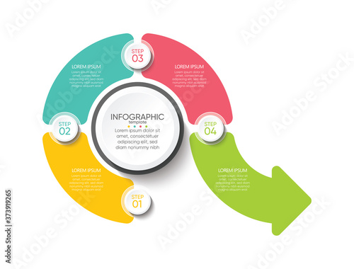 Presentation business abstract background infographic template