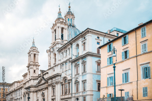 Traditional Cathedral building in Rome, ITALY