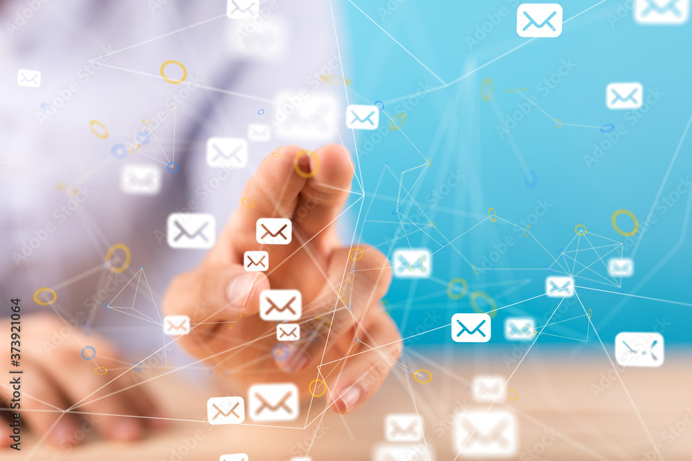 mail communication support contact concept service mail communication support contact concept service