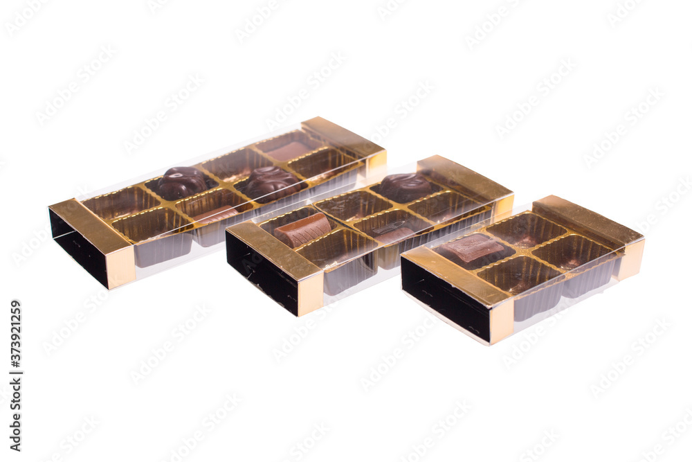 Kit easy pack per dolci con alveolo oro, rotolo trasparente e coperchio Kit easy pack per dolci con alveolo oro, rotolo trasparente e coperchio