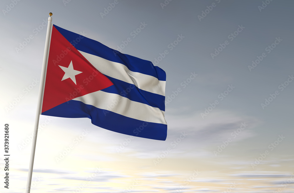 Fototapeta premium Flag of Cuba