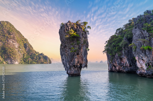 James Bond Island or Khao Phing Kan, Ko Tapu, Phang Nga Bay,Phang Nga Province, Thailand  © rbk365