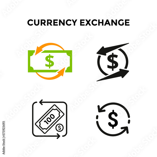 Wallpaper Mural Currency Exchange icons Torontodigital.ca