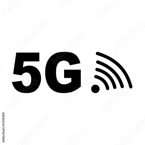 5G internet High speed icon vector design