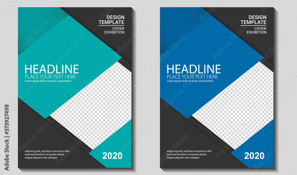 Cover, Brochure , Report Book, Flyer Template Mockup. Design Vector Graphic EPS10