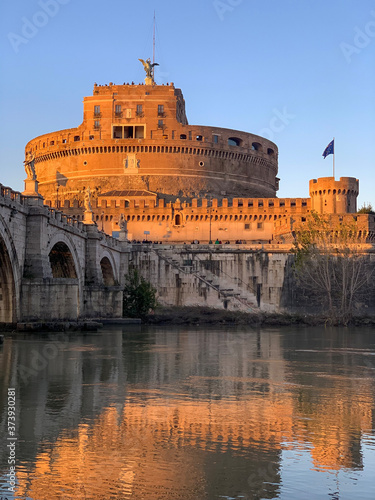 Castel Sant'angelo al tramonto