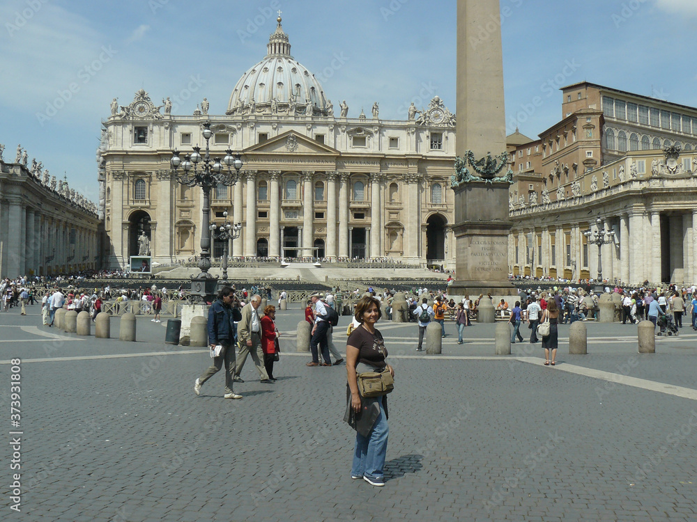 Obraz premium Plaza San Pedro Vaticano