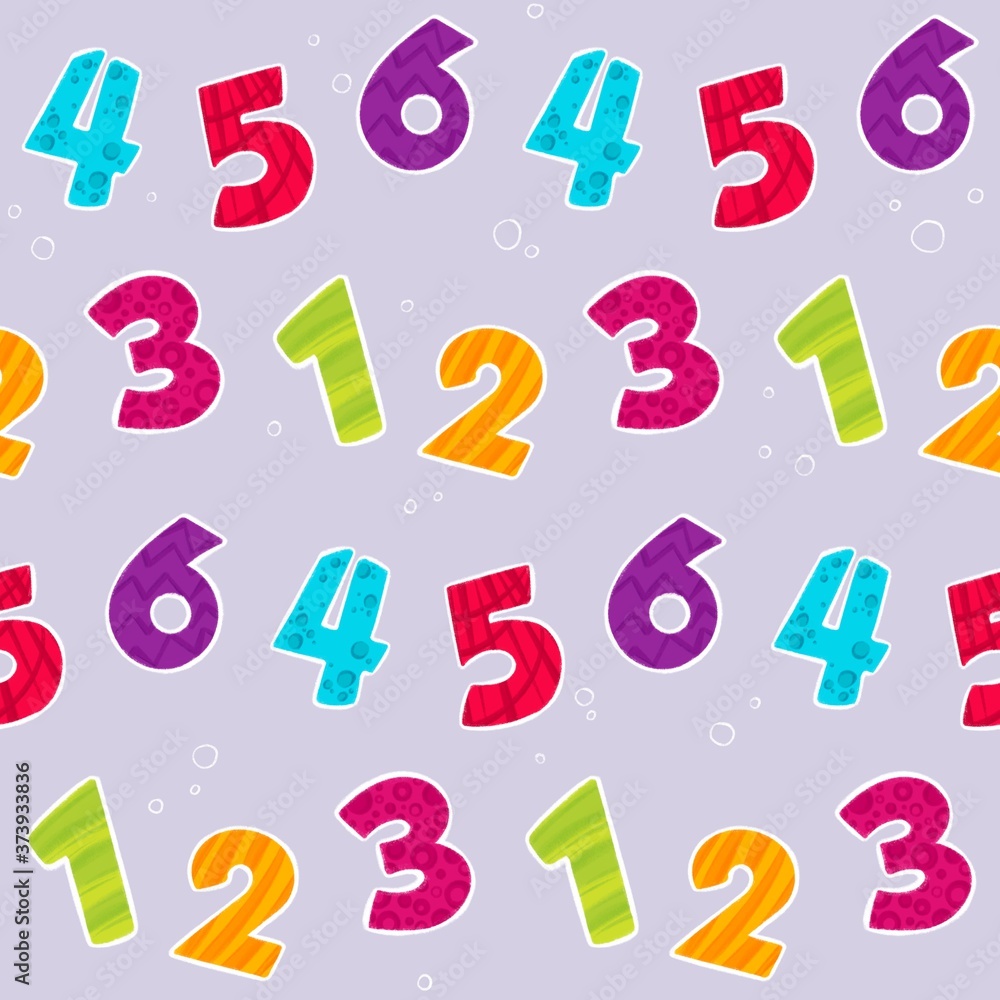 Cute numbers pattern 