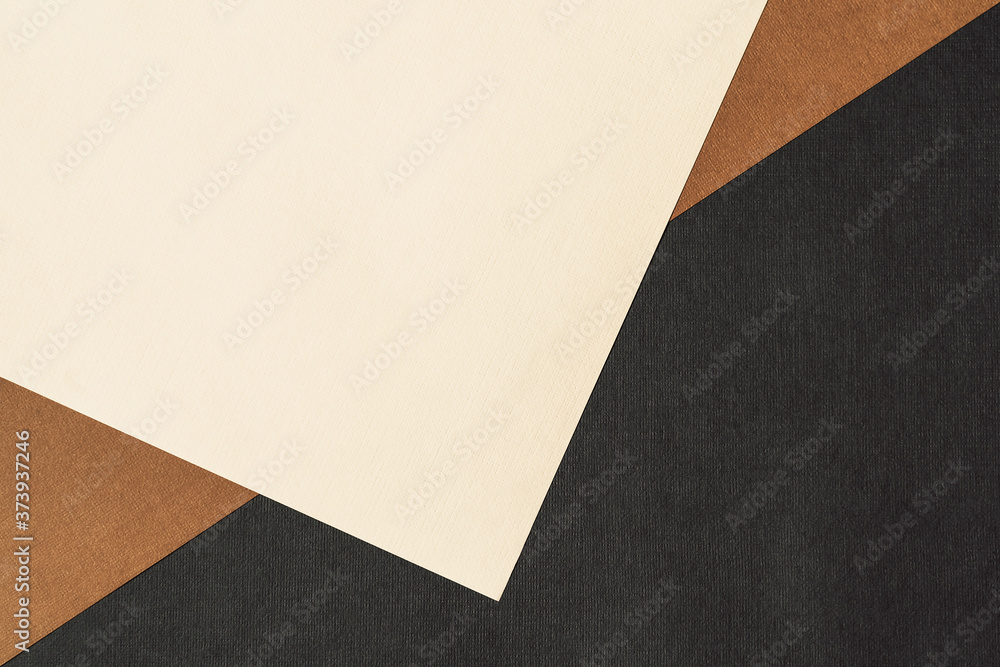 Paper for pastel overlap in black, beige and terracotta colors for background, banner, presentation template. Creative modern trendy background design in natural colors. Trendy paper for pastel Paper for pastel overlap in black, beige and terracotta colors for background, banner, presentation template. Creative modern trendy background design in natural colors. Trendy paper for pastel