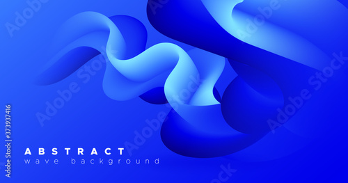 Abstract 3d Background. Blu...