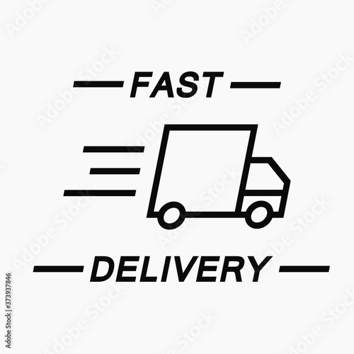 Online delivery service concept, online order tracking, delivery home and office. Warehouse, truck,. Vector illustration.